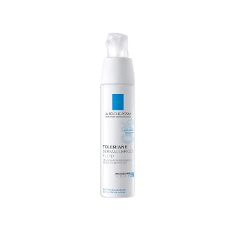 La Roche Posay Regenerating Facial Fluid for Sensitive and Allergy-Prone Skin 48 Hours Moisture with Sphingobioma Neurosensins and Niacinamide Toleriane Dermallergo 40 ml