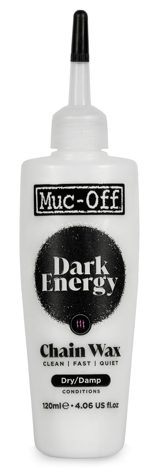 Muc-Off Dark Energy - Cera per catena, 120 ml, lubrificante ad alte prestazioni per catena della bicicletta