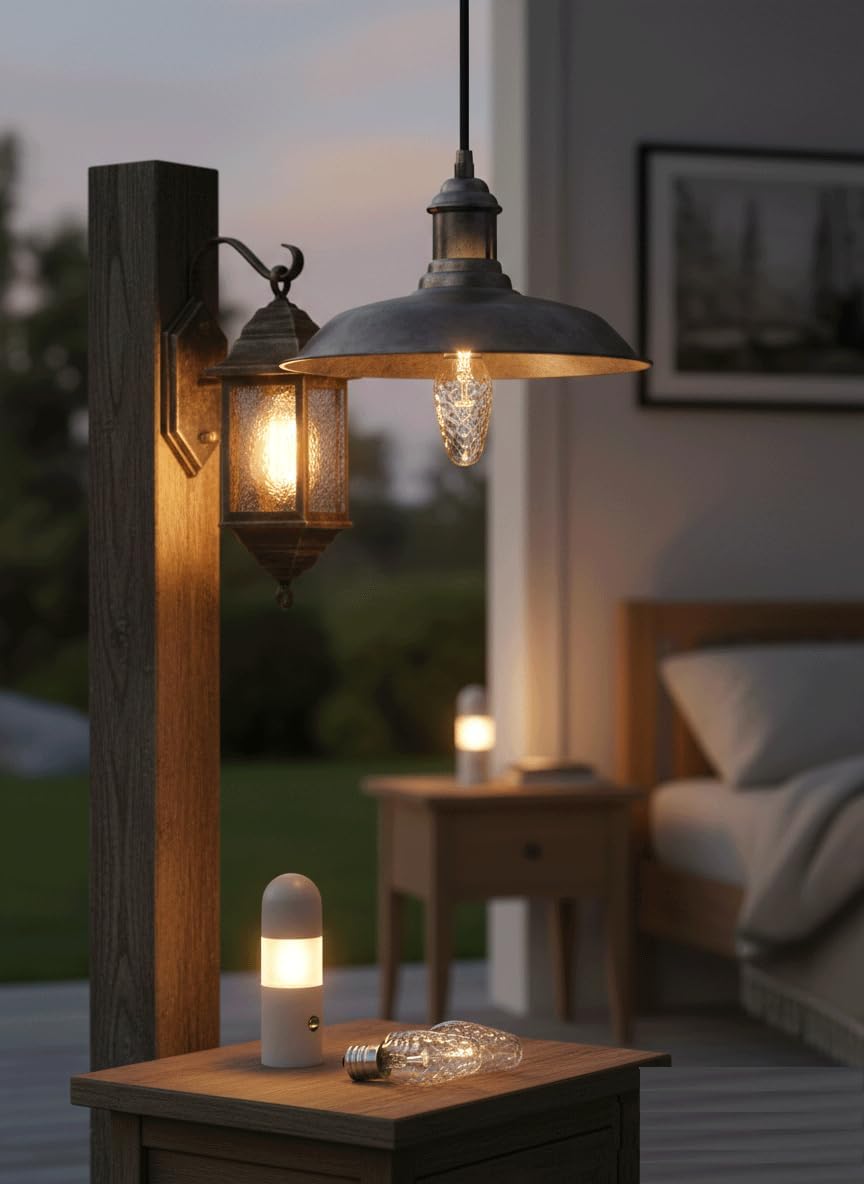 Mini Crystal Clear Night Light Replacement Bulb 4PC