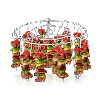 CHEF Air Fryer Accessories Kit Grill Rack with 36 Skewers
