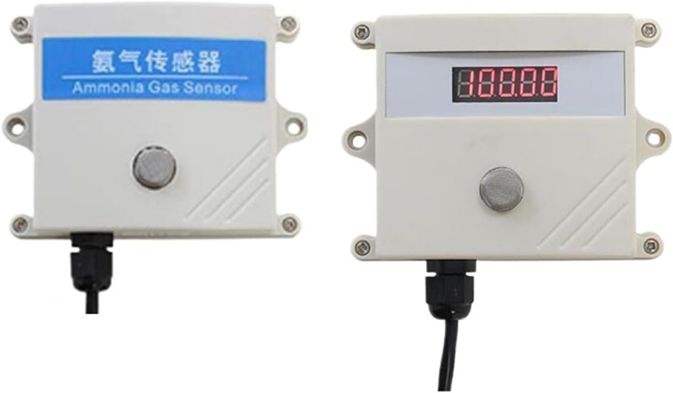 RS485 ammonia gas sensor industrial grade NH3 gas transmitter detector chicken house pig house public toilet farm gas sensor(RS485 no display)