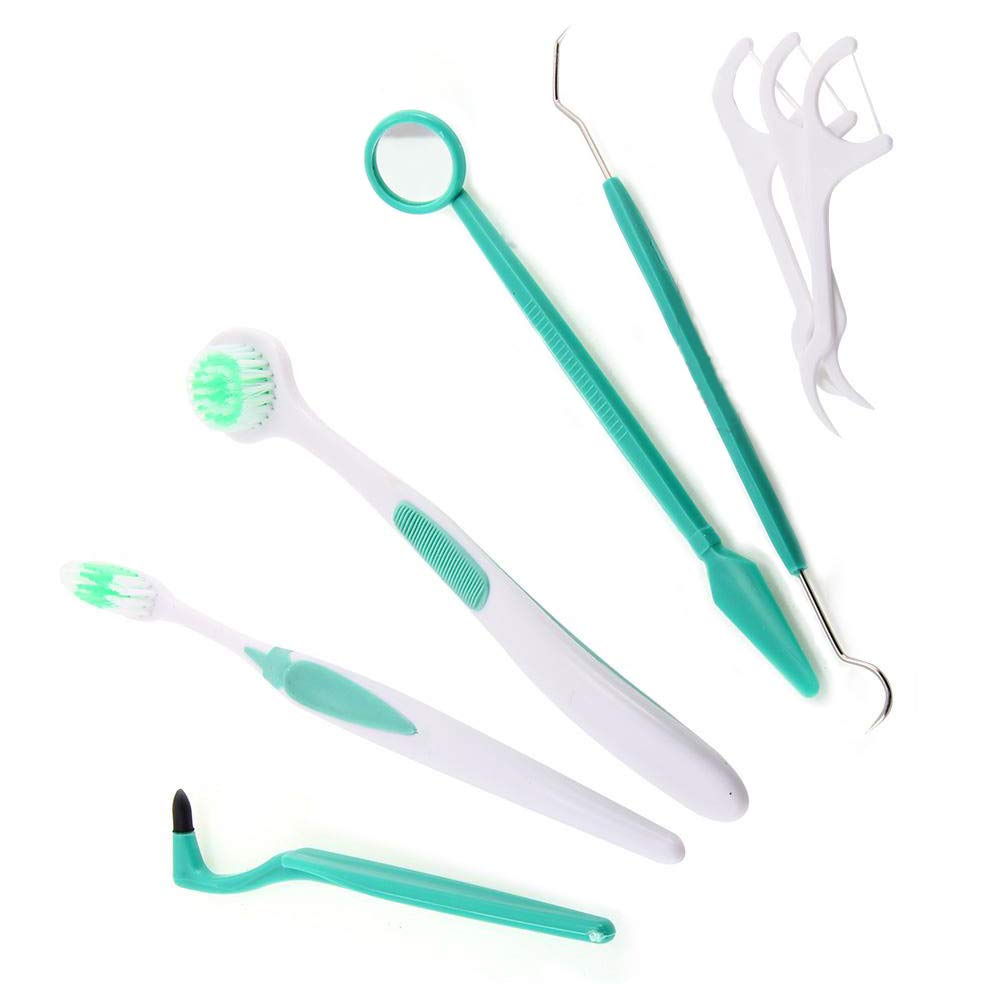 Nema Dental Care Tooth Brush Kit - Green - 8 Pcs-image-38