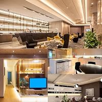 BERIXDEEP COB LED Streifen 3m Warmweiß mit Trafo, 24V, 8mm Breit, 2700K | Dimmbar LED Strip mit Fernbedienung für Indirekten Beleuchtung zum Schränke, Spiegel, Bett, Haus Dekoration, CRI 92, 90lm/w – Ansicht 7