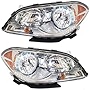 Evan Fischer Headlight Set of 2 Compatible With 2008-2012 Chevrolet Malibu OE comparable With bulb(s) Driver and Passenger Side