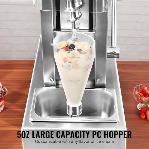Vevor 22.05137.79 LBS ICE CREAM BLENDER Frozen Yogurt Blending Machine 750W thumb #3