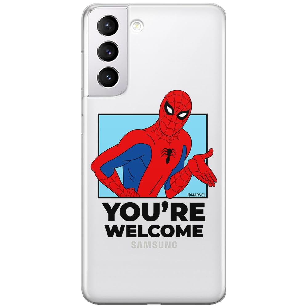 Coque Samsung S21 sous Licence Officielle Marvel - Motif Spider Man 030