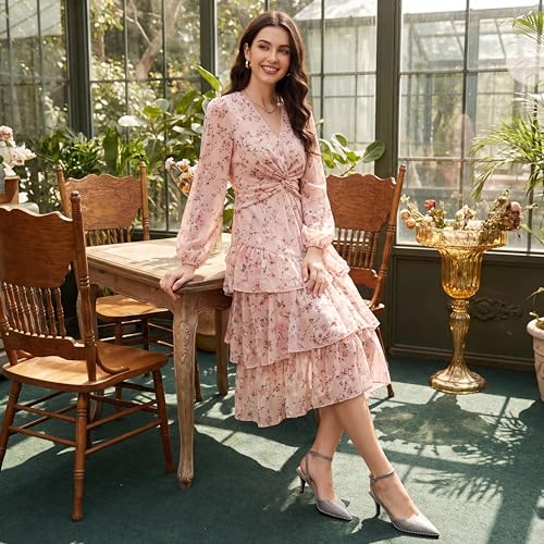 Image of SAMMITOP Kitten Heels for Women Low Heel Closed Toe Ankle Strap Pumps Wedding Party Beaded Dress Shoes 2.4 Inch