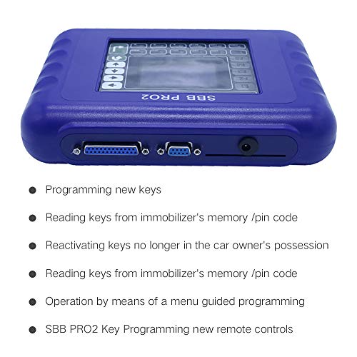 Sbb Pro2 V48.99 Key Programmer Supports G Chip Without Token Limit Multi-Language Car Key Programmer with CD Scanner