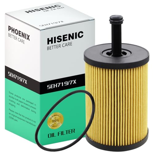 Hisenic Oil Filter Fits Select VW Jetta TDI Beetle CC Eos