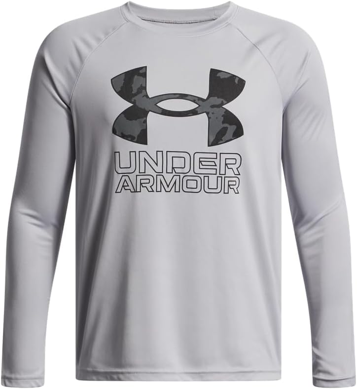 Under Armour Boys Tech Hybrid Print Fill Long Sleeve
