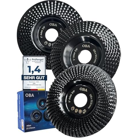 OBA 125mm Angle Grinder Wood Carving Discs Cover