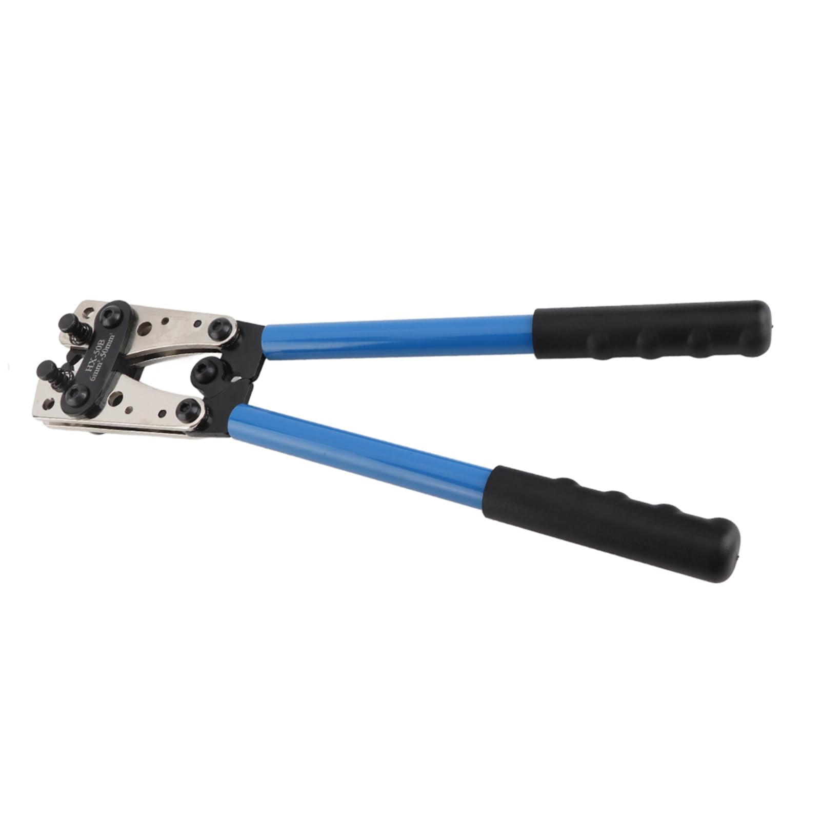 GOTOTOP Pinza Crimpatrice Professionale, 6-50 mm², Crimpatrice Esagonale per Cavi Batteria, Blu