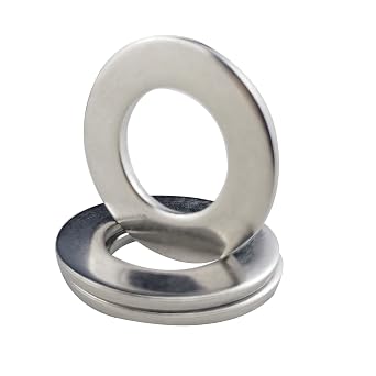 M12 304 Stainless Steel Flat Washers - 20 Pcs, M12 x 24 mm x 2 mm