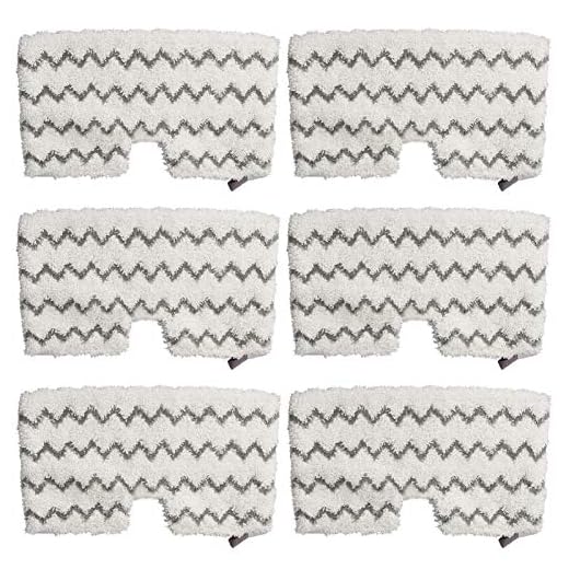 Extolife 6 Pack Steam Mop Pads Replacement for Shark Steam Pocket Mops S3501 S3601 S3550 S3801 S3901 S3601D S3801CO S3901D S3455K S2902 SE450