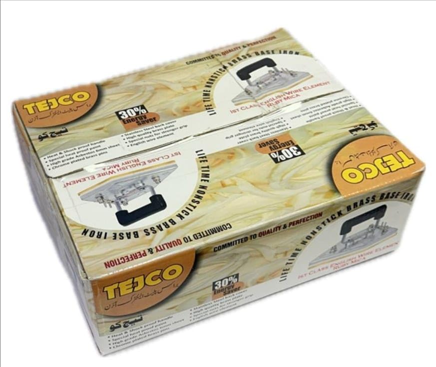Image of Tejco Laundry Iron 16 Pounds Brass Base 7 Kg Weight[ Dhobi Iron] 1400 Watt ES300L-PRO