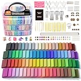 Shuttle Art 82 Colors Polymer Clay Kit, Oven Bake Clay for Kids, 19 Sculpting Tools, 16 Accessories,...
