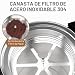 Imagen de Valgus 80 tazas 12L Cafetera percoladora profesional de acero inoxidable con filtro permanente Cafetera percoladora para fiestas