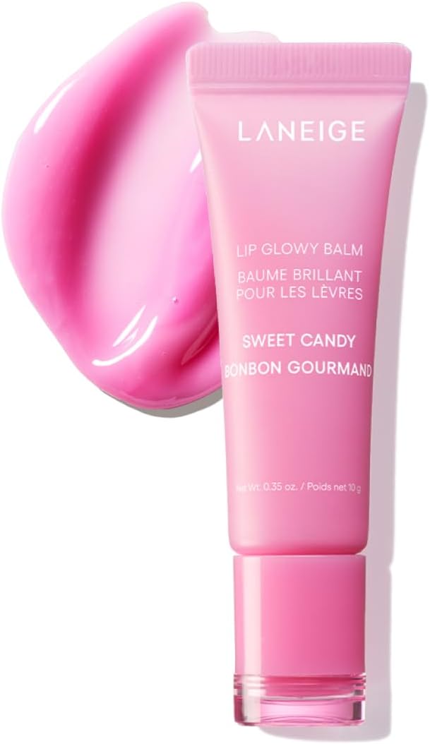 LANEIGE Lip Glowy Balsem Sweet Candy: Hydrate, Glossy, lichtgewicht, hydraterend & inkt met sheaboter LANEIGE Lip Glowy Balsem Sweet Candy: Hydrate, Glossy, lichtgewicht, hydraterend & inkt met sheaboter