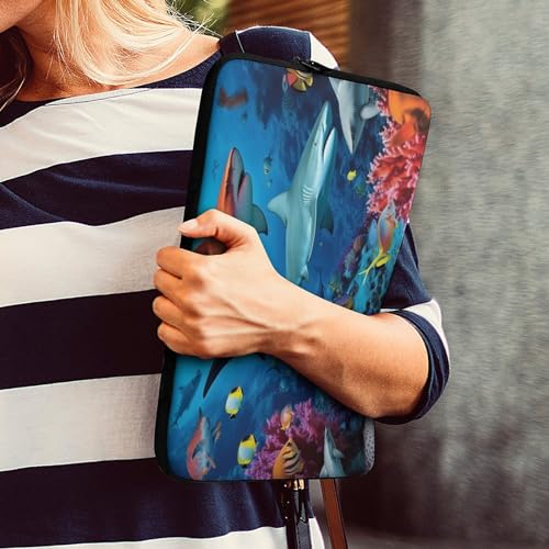 Funda para Laptop 10 pulgadas Diseño Tiburones Coral miniatura 7