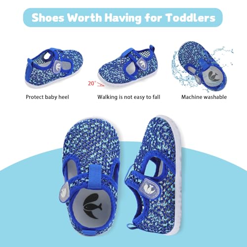 Image of FEETCITY Boys Girls Water Shoes Kids Aqua Socks Quick Dry Barefoot for Beach Swimming Pool