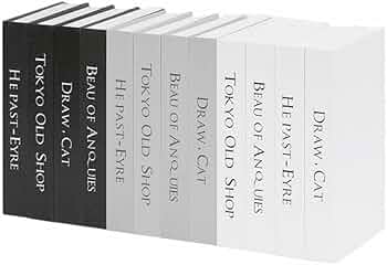 Amazon.co.jp: インテリアブック ダミーブック フェイクブック