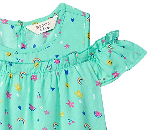 Image of EASYBUY Printed top with Smocking