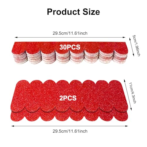 Dachpappe Schindeln Dachschindeln Dachpappe Selbstklebend - 32 Stück Baumhaus Zubehör Dachpappe Vogelhaus Wasserdicht Mini Dachziegel Balkon Nistkasten Schutz (Rot)