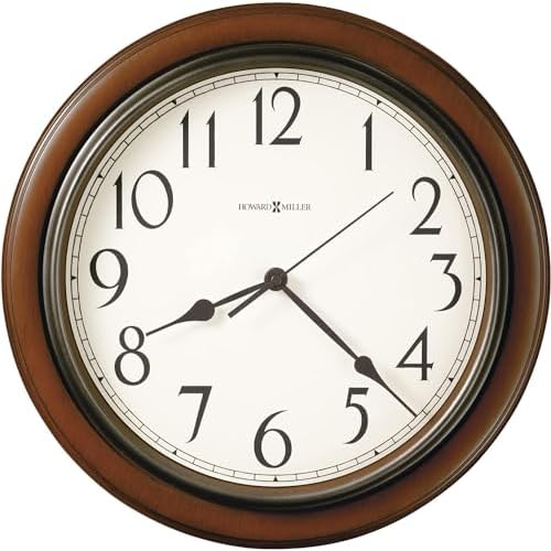 Genesee Medium Cherry Round Clock