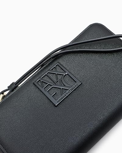 Armani Exchange Logo Zip Around Wallet Wristlet3