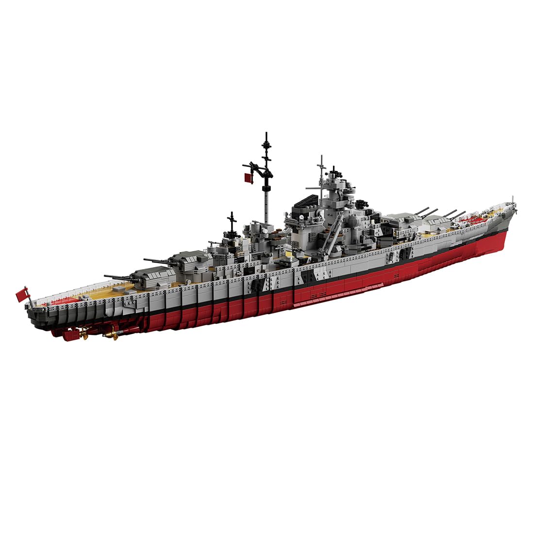 Kit Para Un Acorazado Modelo De Buque De Guerra De Gran Formato 6956Piezas