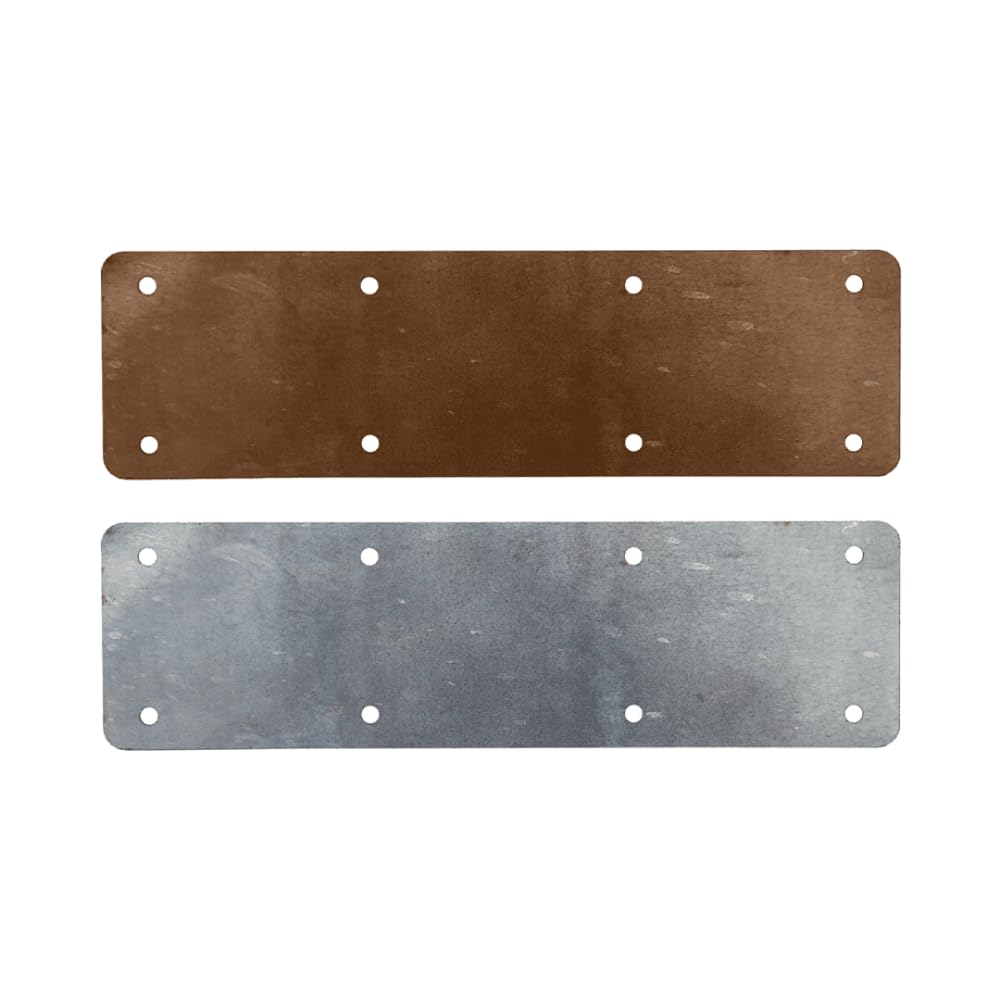 A. Perry Long Internal Sleeper Straight Flat Support Plate, Brown, 350mm
