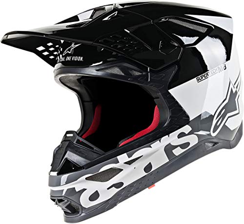 Alpinestars Unisex-Adult S.tech S-M8 Radium Helmet White/Black/Grey Xs (Multi, One_Size) #TOP1