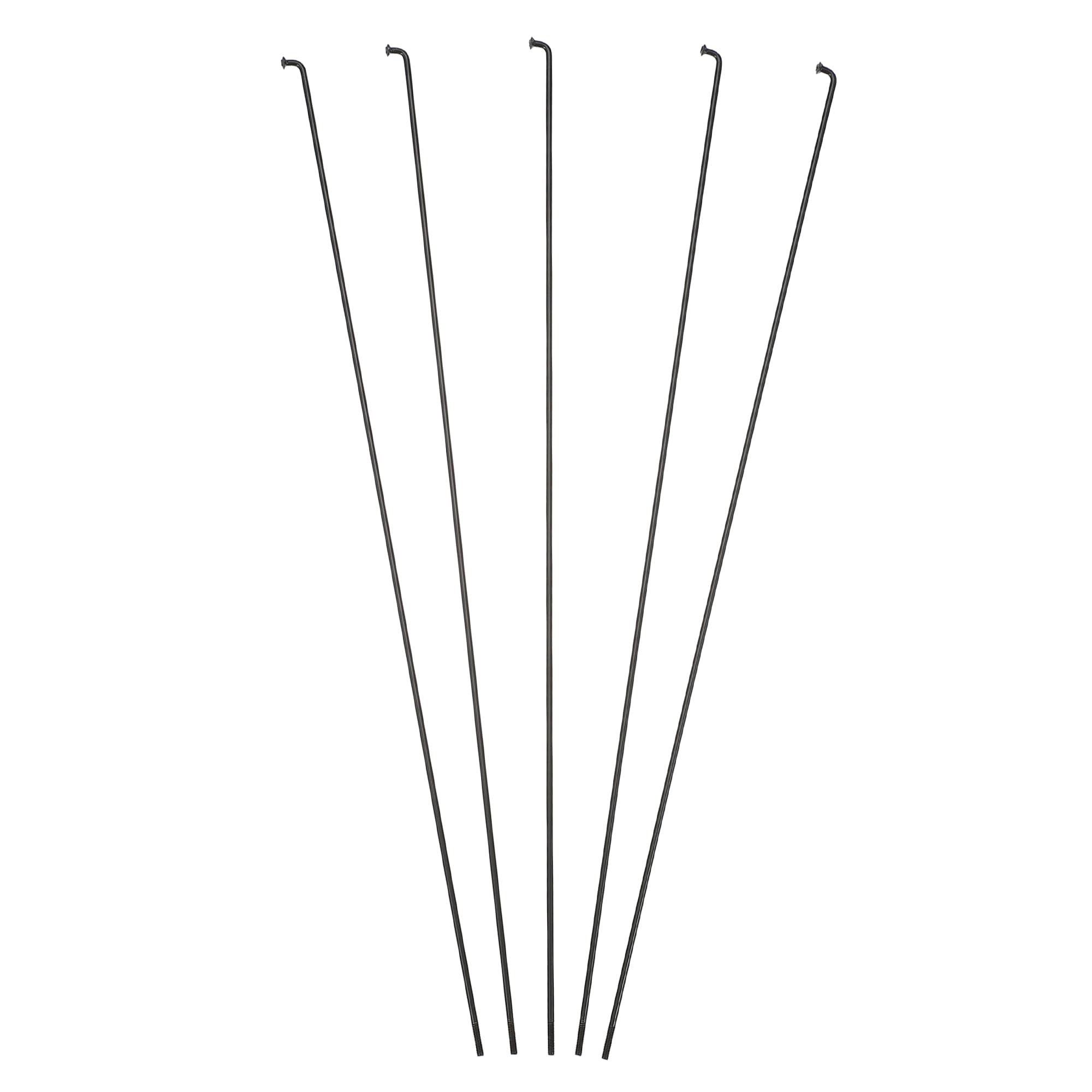 Raggi Per Bici QUARKZMAN - Kit Da 12 Pezzi Con Cappucci - 14G J Bend 298mm - Nero - Foto 4