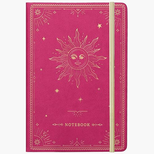 Artfan Ruled Notebook/Journal – Pocket + Page Dividers Gifts, Banded, Large