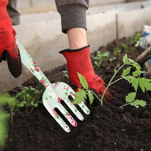 Set de herramientas de jardín para mujer 3 piezas miniatura 3
