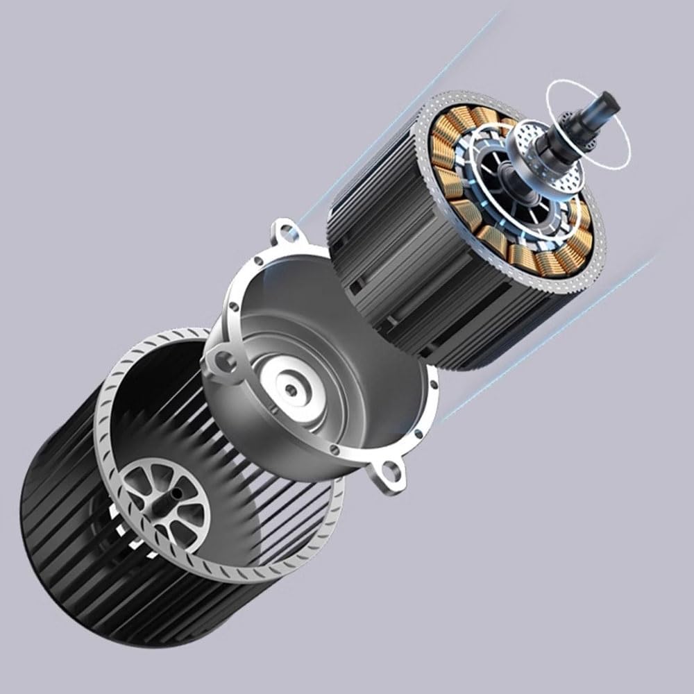 Estrattore Aria Ventilatore di scarico rotondo, ventilatore di estrazione, pannello piatto ultra sottile da incasso, facile da installare Ventola Aspirazione(M)