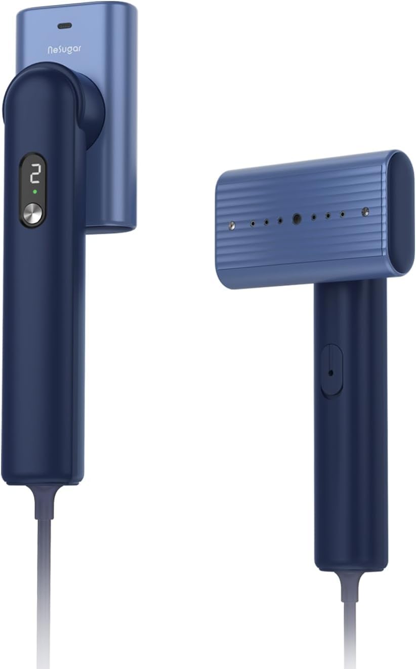 Nesugar G9 Pro smart handheld steamer in blue