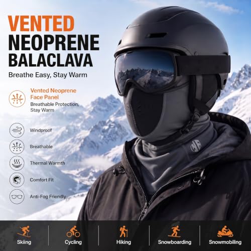 Image of WTACTFUL Winter Balaclava Ski Mask Men Warm for Cold Weather Ski Motorcycle