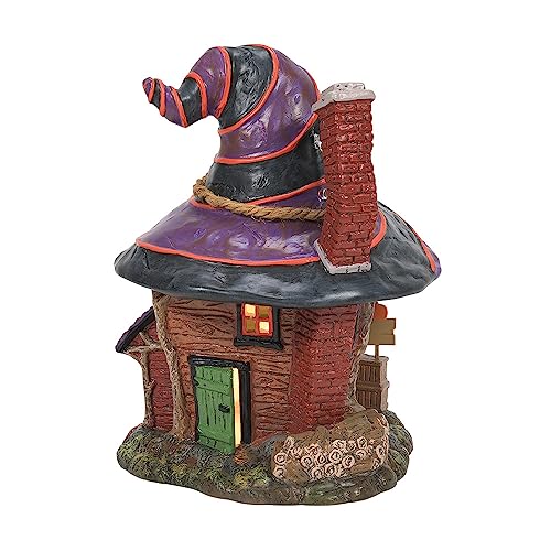Enesco Snow Village Halloween Trixie'S Tricks Edificio de Cerámica 4