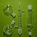 Nanshin lab Glass,250ml Soxhlet Extractor with Condenser,Pumping Tube and Two 2440 Flat flasks