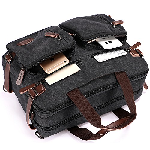 Briefcase for 15.6 Inch Laptop convertible Backpack,Messenger bag Bookbag for College Men - Image 5