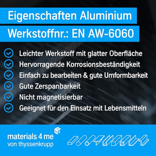 Alu-U-Profile von thyssenkrupp Aluminium U-Profil gepresst