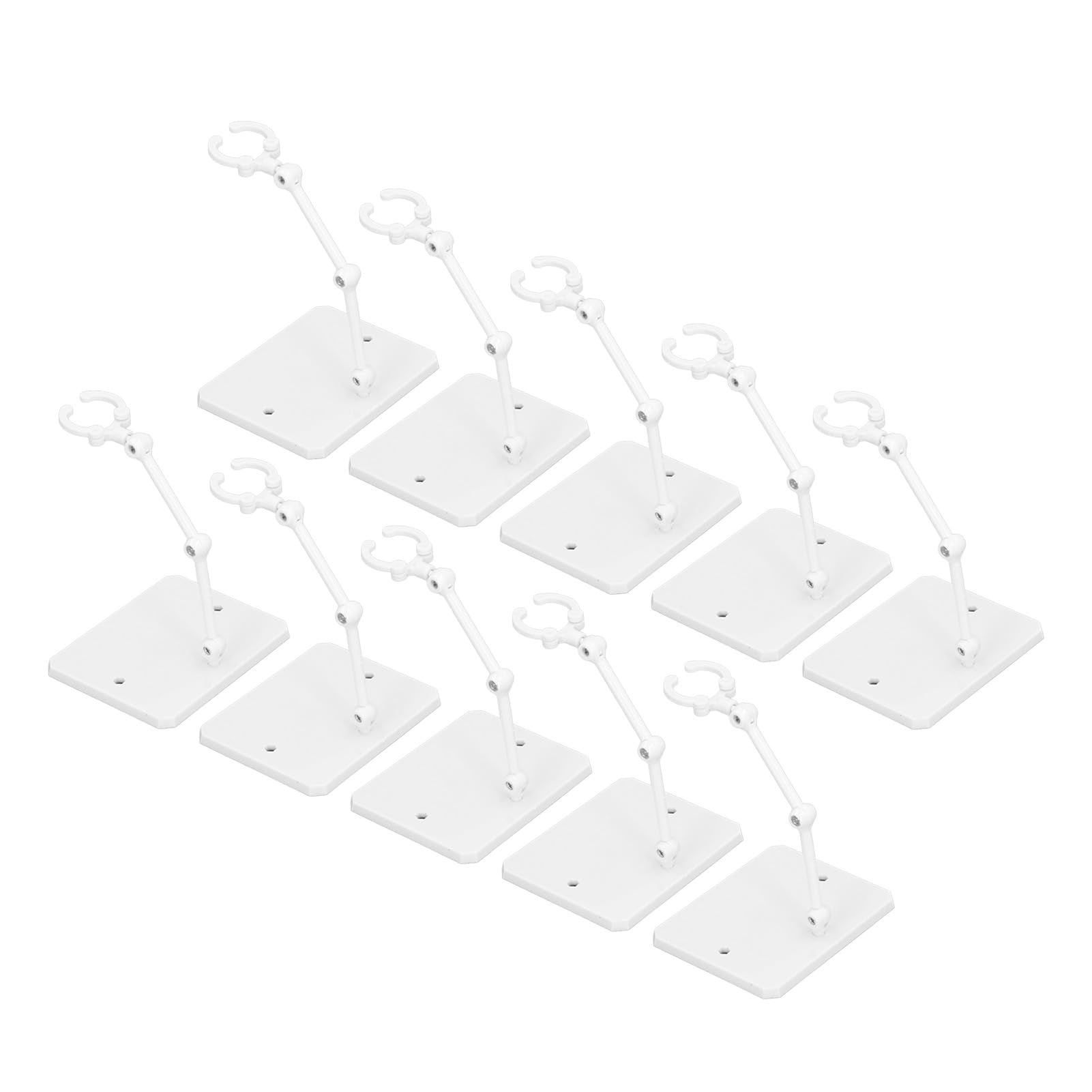 Dilwe Support de modèle de figurine, 10 ensembles, support de base d'affichage de figurine d'action en plastique avec accessoires de montage, pour modèles de figurines de poupée de 6 pouces (violet Dilwe Support de modèle de figurine, 10 ensembles, support de base d'affichage de figurine d'action en plastique avec accessoires de montage, pour modèles de figurines de poupée de 6 pouces (violet