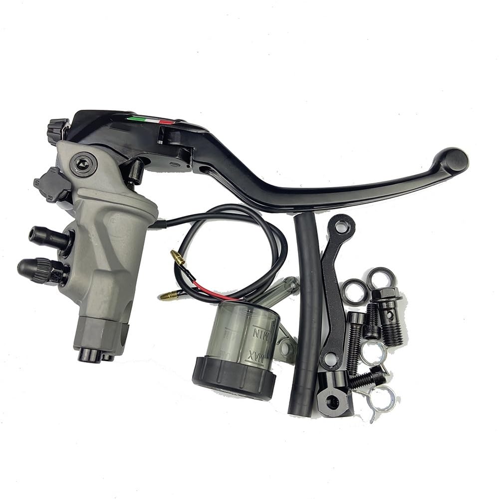 Eamrfvqt Right Brake Pump Brake Clutch Levers, Forged Aluminum Brake Clutch Master Cylinder