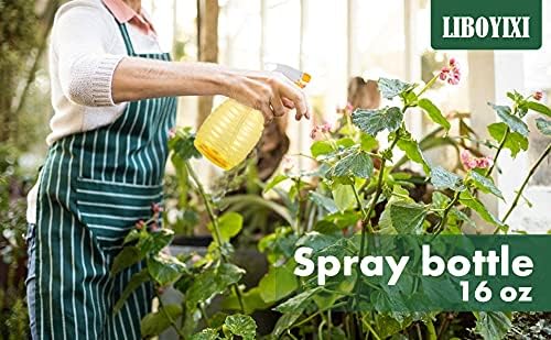 liboyixi Pack of 2-16 Oz Empty Plastic Spray Bottles - Attractive Vibrant Colors - Multi Purpose Use Durable Random color BPA Free Material (16.9 OZ(500ML) 2bottles)