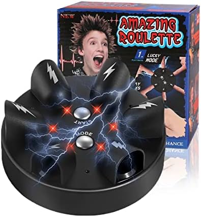 Greatstar Electric Shocking Lie Detector, Finger Lie Detector Test Polygraph Game Finger Shock Truth Or Dare Party Game Novelty Drinking Game Analyzer Consoles Gifts for Kids and Adults