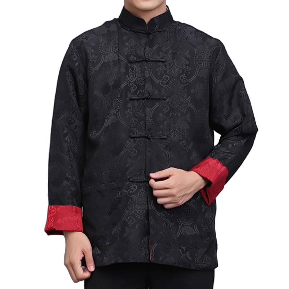 Kung Fu Tops Uniform Tang Men Chinese Traditional Clothing Hanfu Martial Arts