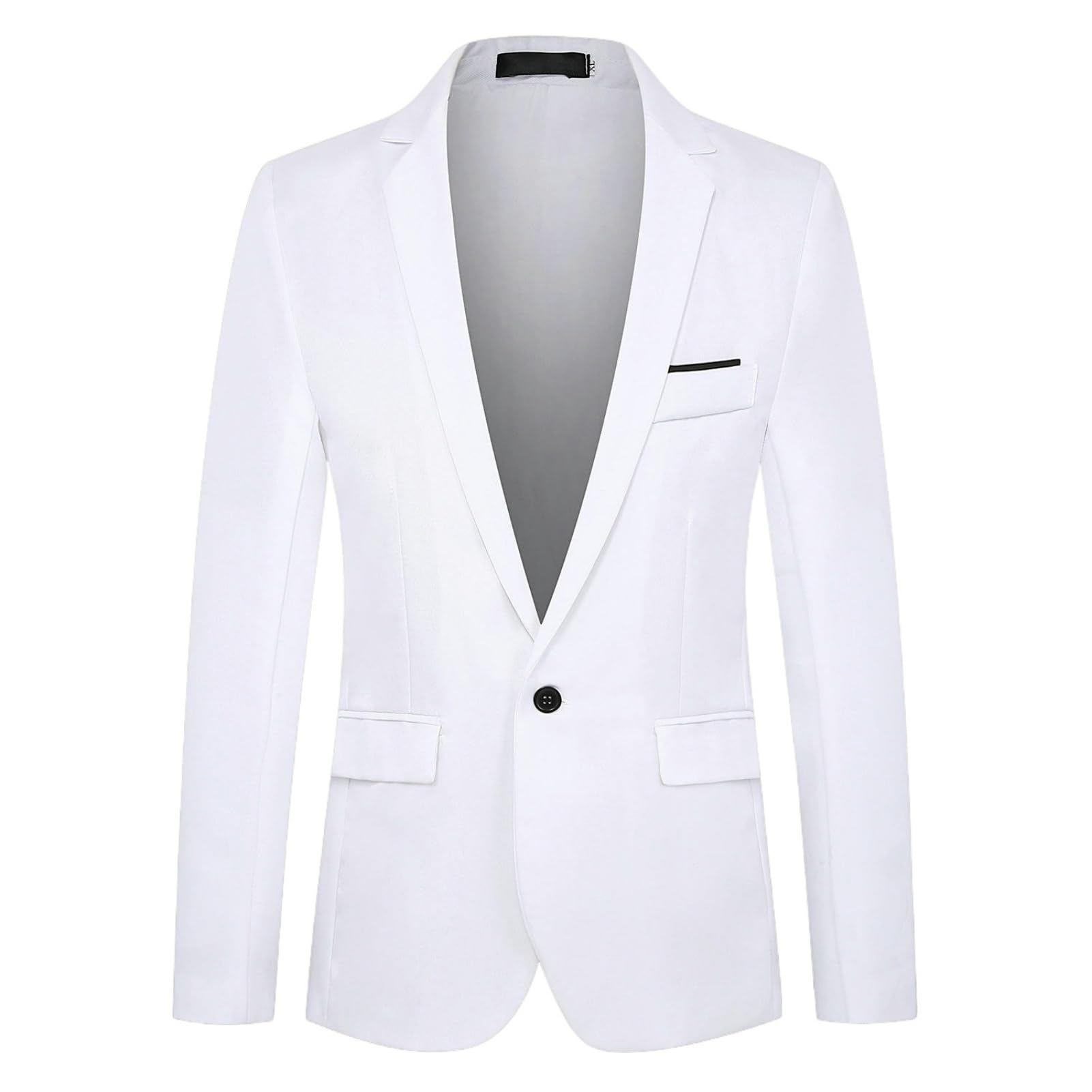 Blazer coréen homme coupe ajustée veste décontractée tendance - 8