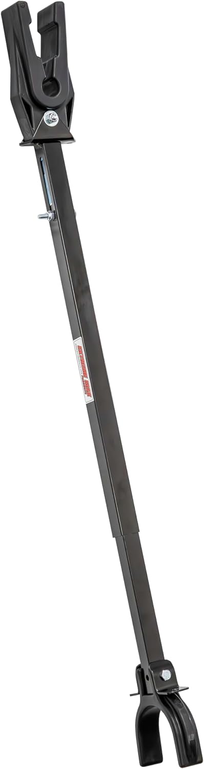 Extreme Max 3006.7191 Universal Adjustable Shock Absorbing Transom Saver – 25"–30" Straight Motor Support with Roller Mount & Trailer Frame Mount