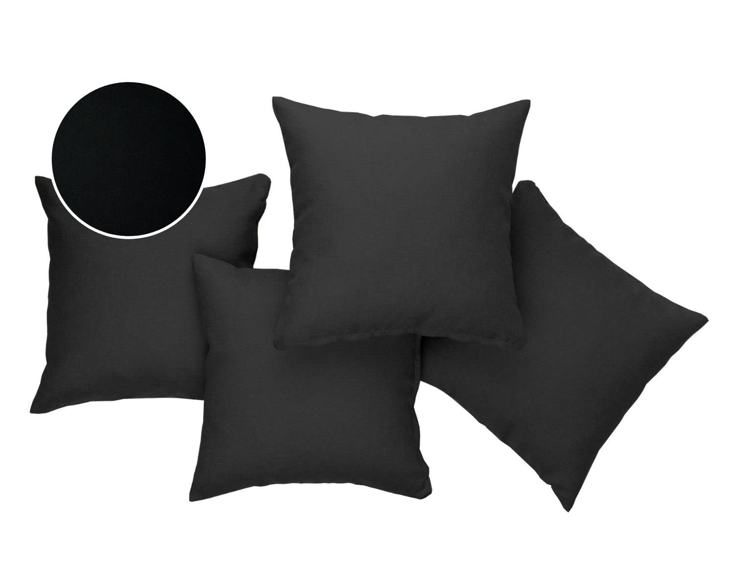 Lot De 4 Coussins Décoratifs Chilly Pilley 45x45 Cm Crème - Intérieur Et Extérieur